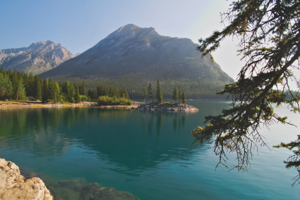 Lac Minnewanka Banff Rocheuse Canadienne