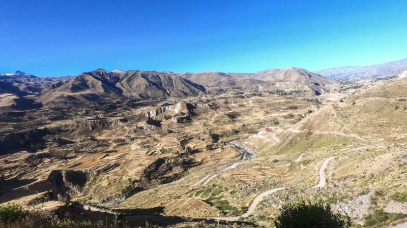 Vue d'ensemble Canyon de Colca Pérou